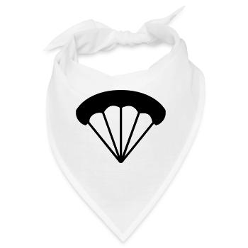 Fallschirm - Bandana - Weiß - Vorne