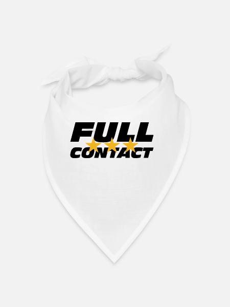 Full Contact - Bandana - white - Front