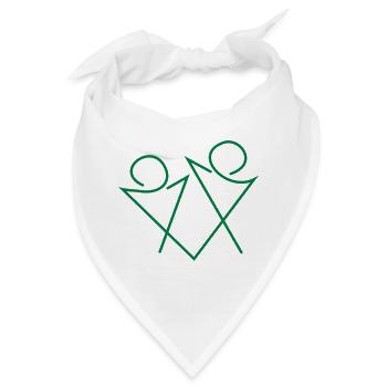 zwilling - Bandana - Weiß - Vorne
