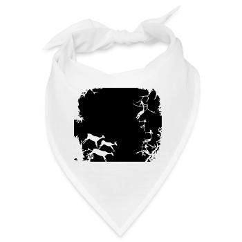Steinzeit - stone age - jäger - chaser - hunter - Bandana - Weiß - Vorne