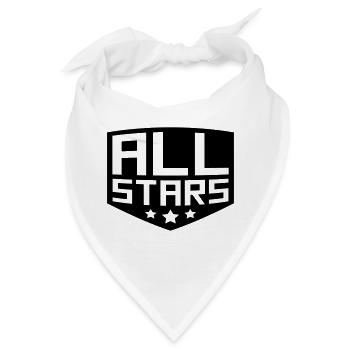 Allstars Rang Abzeichen - Bandana - Weiß - Vorne