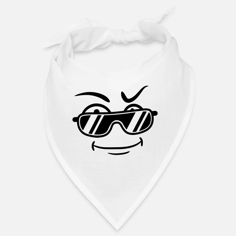 Mec cool lunettes de soleil type sourire Bandana