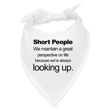Short People - Bandana - Weiß - Vorne
