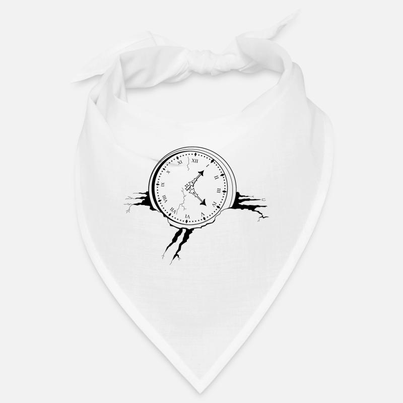 Destroyed clock Bandana