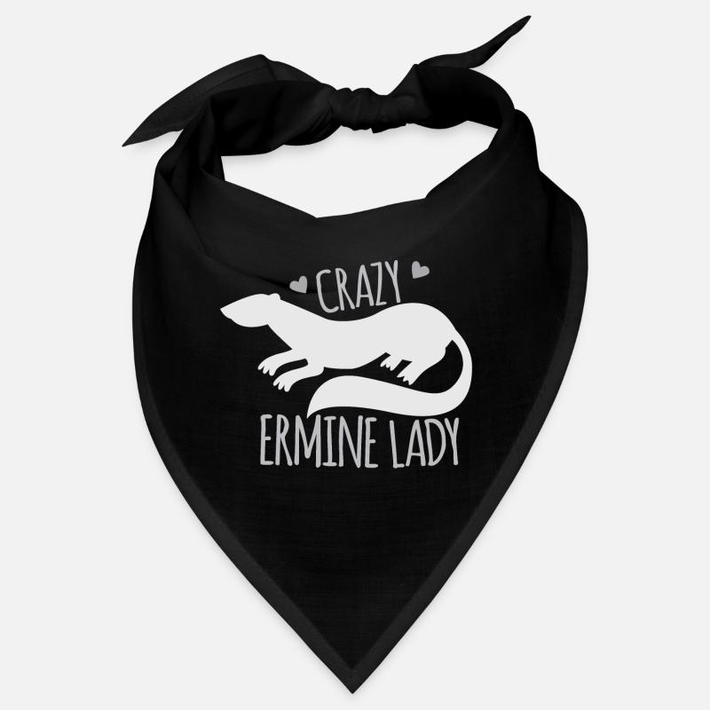 Crazy ermine lady Bandana