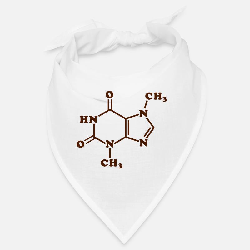 Chocolat Formule chimique de molécule de théobromine Bandana