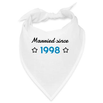 1998 - Birthday Wedding - Marriage - Love - Wife - Bandana - Weiß - Vorne