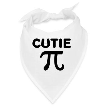 cutie pie - Bandana - Weiß - Vorne