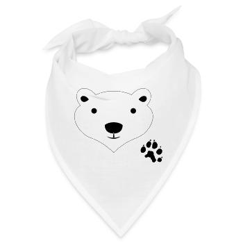 Polar Bear - Bandana - Weiß - Vorne