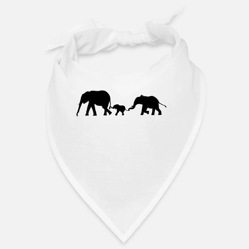 éléphant, éléphants Bandana