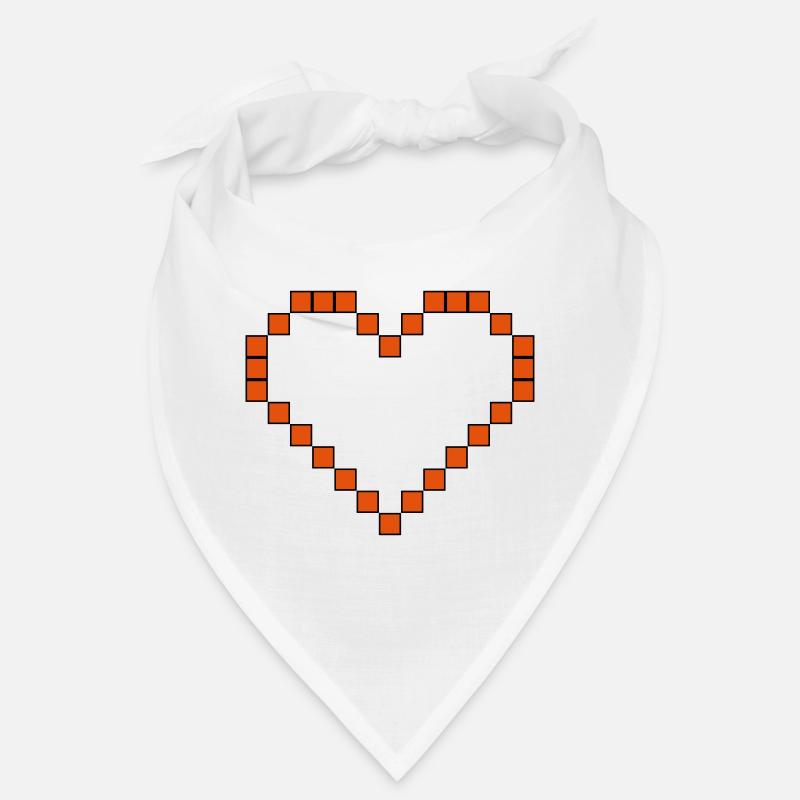 8 BIT Heart 01 Bandana