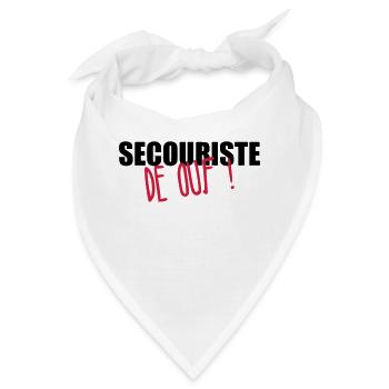 Erste Hilfe / Retter / Retterin / Arzt - Bandana - Weiß - Vorne