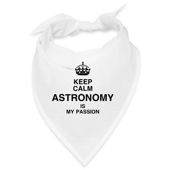 Astronomie / Astronom / Astronomy / Astronomer - Bandana - Weiß - Vorne