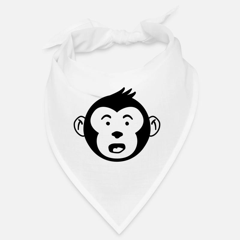 Cute Monkey Head – Funny Monkey Design Bandana