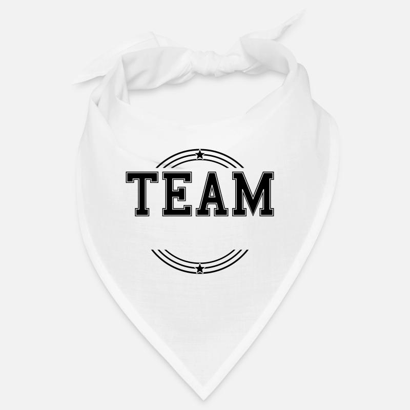 Team Circle Template Customizable own text Bandana