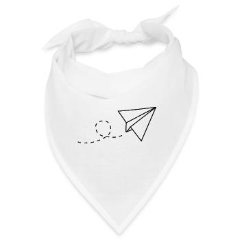 Papierflieger - Bandana - Weiß - Vorne