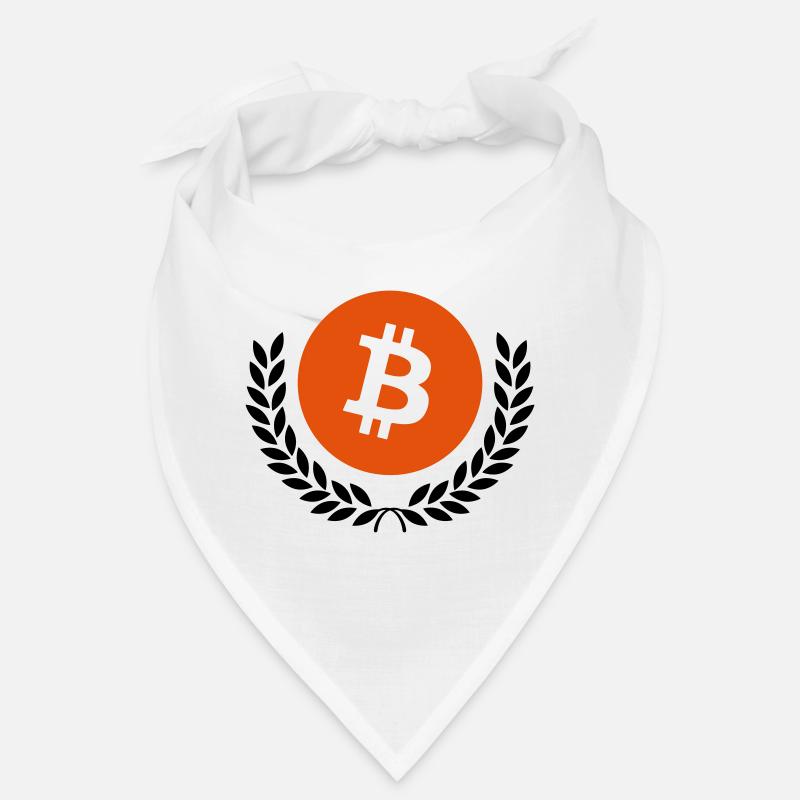 bitcoin - Bandana - Weiß