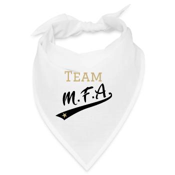 Team Mfa | Medizinische Fachangestellte Arztpraxis - Bandana - Weiß - Vorne