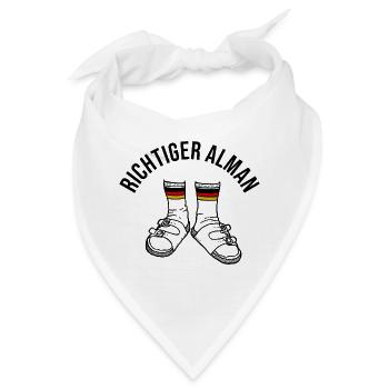 Richtiger Alman - Bandana - Weiß - Vorne