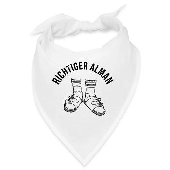 Richtiger Alman - Bandana - Weiß - Vorne