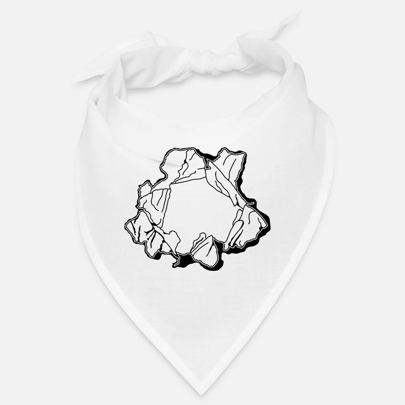 Zerrissenes Papier ca321 Bandana