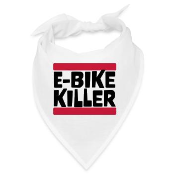 E BIKE KILLER - Bandana - Weiß - Vorne