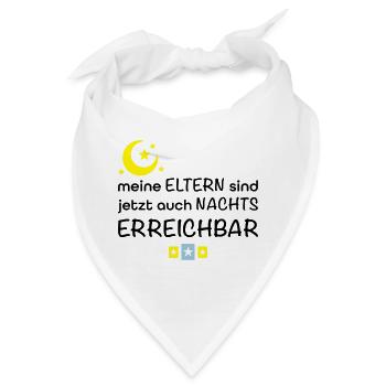 lustige Babysprüche - Bandana - Weiß - Vorne