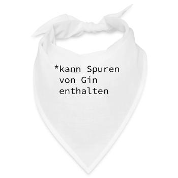 gin - Bandana - Weiß - Vorne