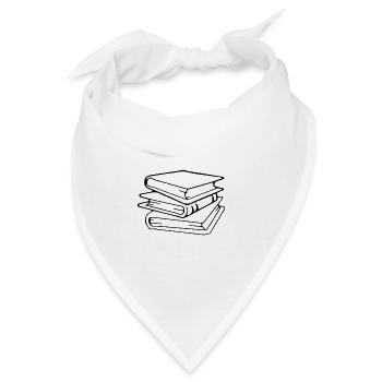Books - Bandana - Weiß - Vorne