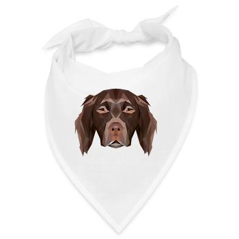 Kleiner Münsterländer - Bandana - Weiß - Vorne