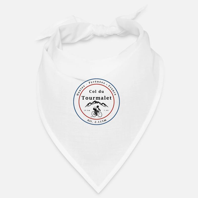 Col du Tourmalet - Bandana - Weiß