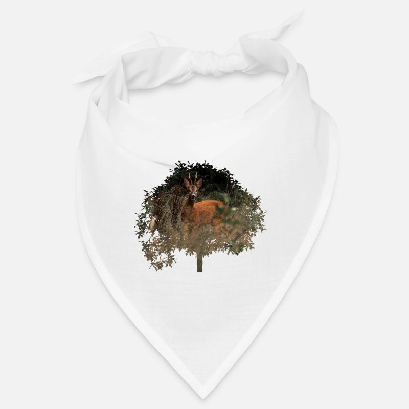 wunderschöner Rehbock im Wald Bandana