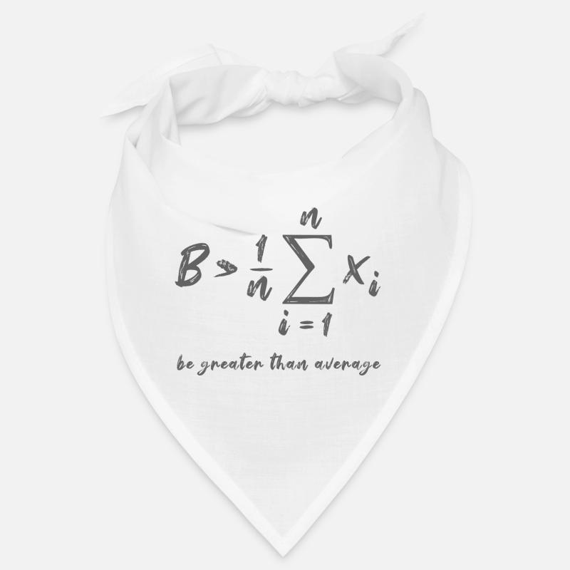 Be Greater Than Average Geek Mathe Formel Geschenk Bandana