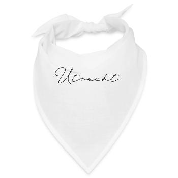 Utrecht Fine Line Shirt oder anderes Design - Bandana - Weiß - Vorne
