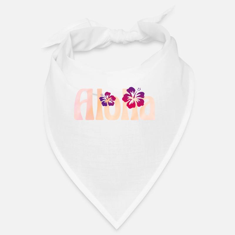 Aloha - Bandana - Weiß