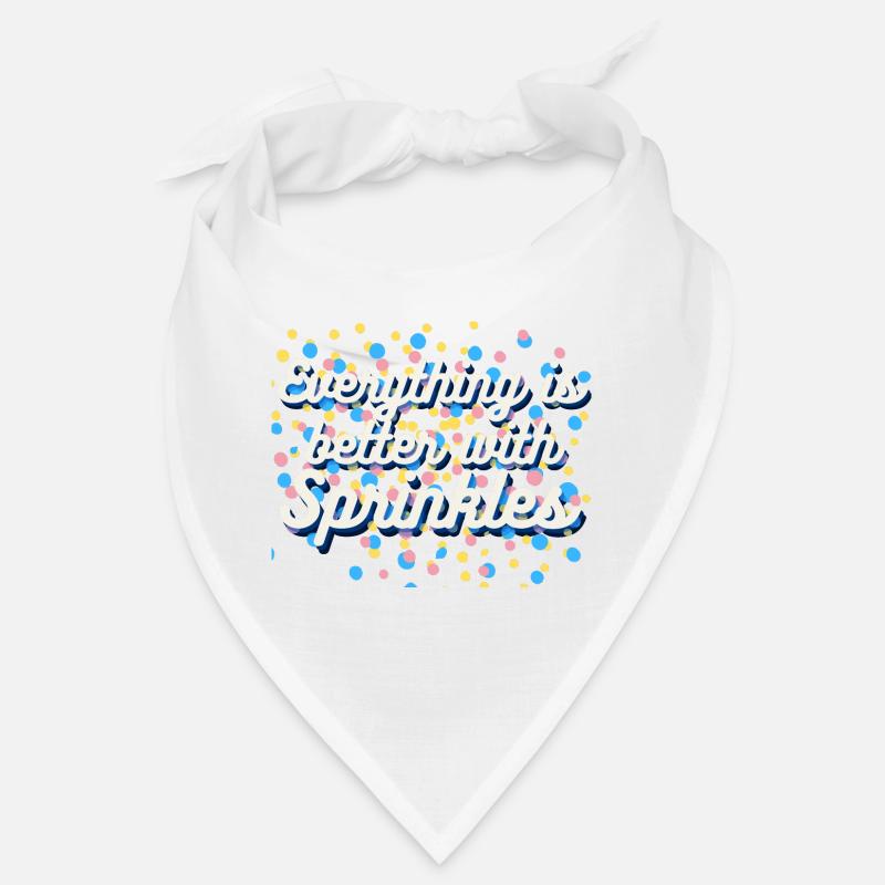 everything is better with sprinkles - blue Bandana