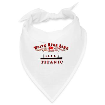 TITANIC WHITE STAR LINE - Bandana - Weiß - Vorne
