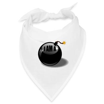 Bomb - Bandana - Weiß - Vorne
