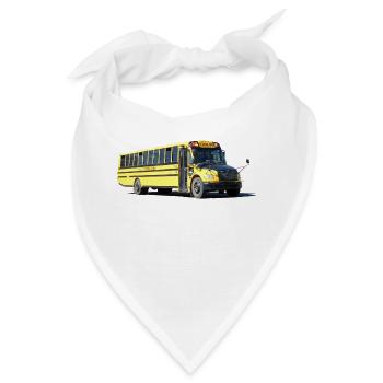 Schulbus - Bandana - Weiß - Vorne
