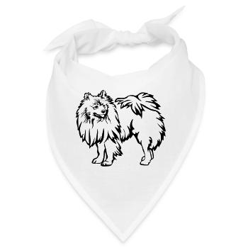 Spitz - Bandana - Weiß - Vorne