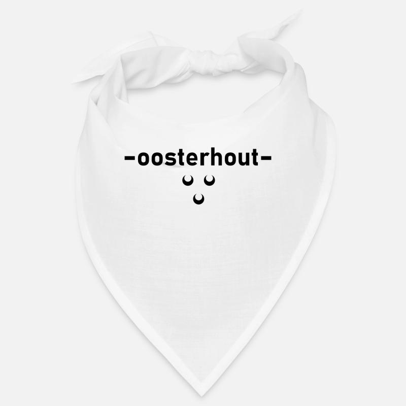 oosterhout impression avec drapeau, oosterhout Brabant - Bandana - blanc