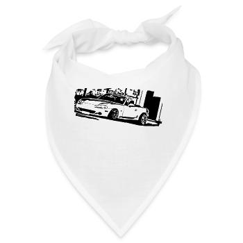 MIATA MK2 MX5 - Bandana - Weiß - Vorne
