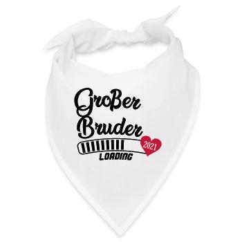 großer bruder loading 2021 - Bandana - Weiß - Vorne