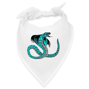 snake 02 - Bandana - Weiß - Vorne