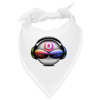 Discjockey Musik - Bandana - Weiß - Vorne