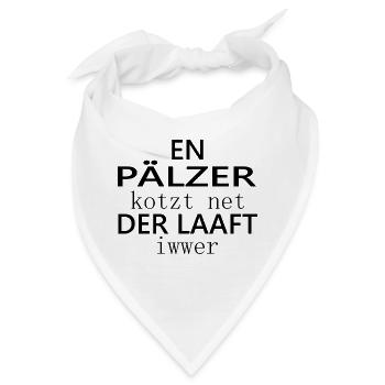 Wein Pfalz Vino Schorle - Bandana - Weiß - Vorne