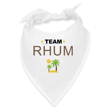 Team Rum - Bandana - Weiß - Vorne