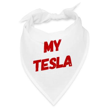 My Tesla - Bandana - Weiß - Vorne