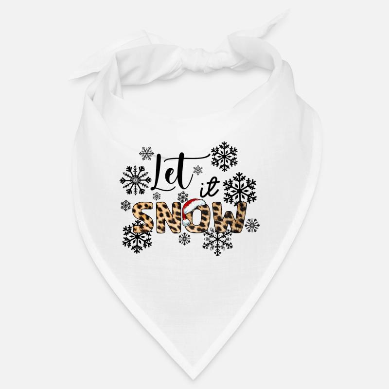 Let it snow! Christmas with Leopard Design Bandana
