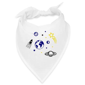 universum - Bandana - Weiß - Vorne